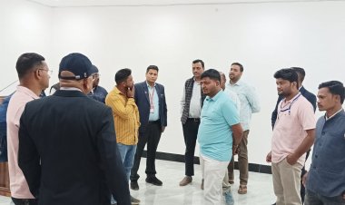 मुख्यमंत्री के आगमन को लेकर कांसाबेल में तैयारी तेज: सुनील गुप्ता ने किया भाजपा कार्यालय का औचक निरीक्षण