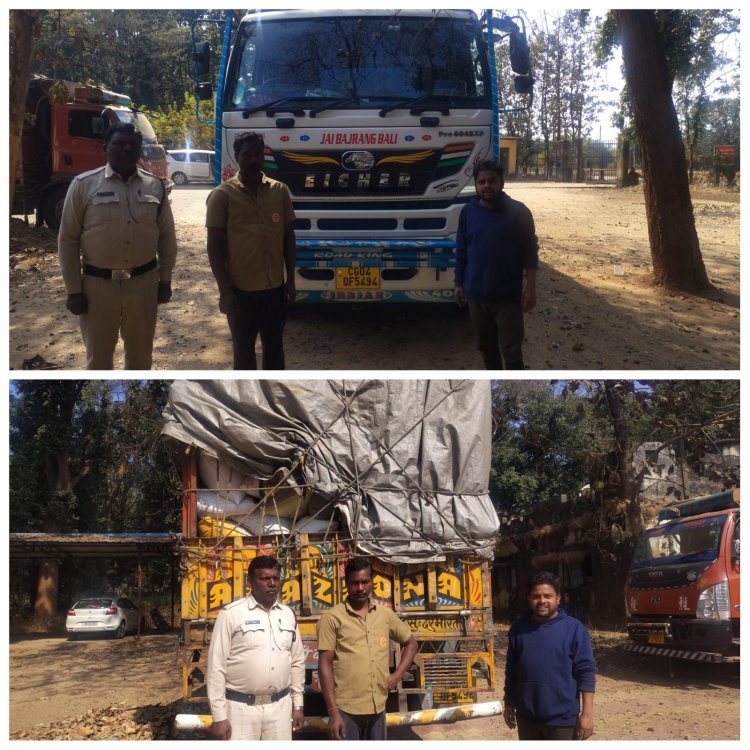 जशपुर: अवैध धान परिवहन पर प्रशासन की बड़ी स्ट्राइक, झारखंड से आ रही 500 बोरी धान जब्त