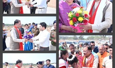 मुख्यमंत्री विष्णुदेव साय ने गृहग्राम बगिया में मनाया 62वां जन्मदिन: करमा नृत्य और तिलक लगाकर ग्रामीणों ने किया आत्मीय स्वागत