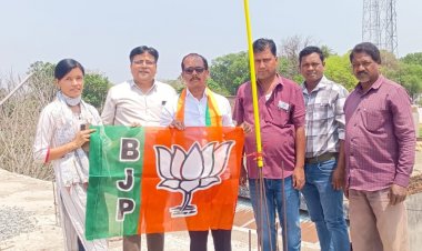 पत्थलगांव मंडल के रघुनाथपुर में हर्षोल्लास के साथ मनाया गया भाजपा का स्थापना दिवस