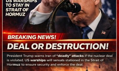 ईरान को ट्रंप की दोटूक: 'डील टूटी तो होगा घातक हमला, होर्मुज में डटे रहेंगे अमेरिकी युद्धपोत'