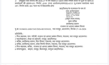 कुनकुरी में जल्द बनेगा नया अनुविभागीय कार्यालय भवन, शासन से 1.25 करोड़ रुपये की प्रशासकीय स्वीकृति जारी