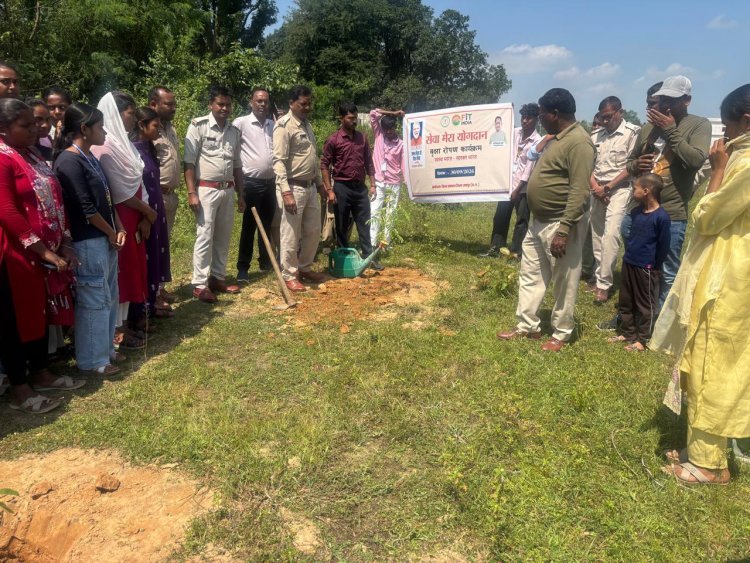 सेवा संकल्प अभियान 2026: जशपुर वनमंडल में पर्यावरण संरक्षण के तहत किया गया व्यापक पौधरोपण